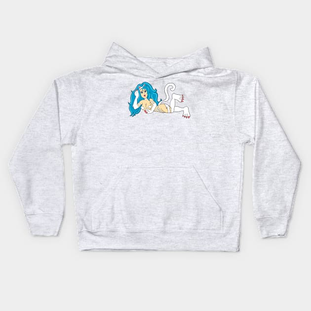 Bye Felicia - meow meow Kids Hoodie by HazelGeek